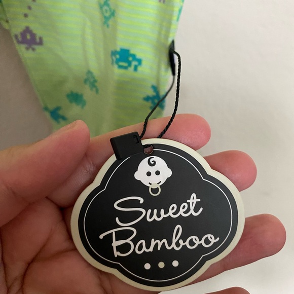 Sweet Bamboo 2T green soft bamboo onesie - Picture 4 of 8